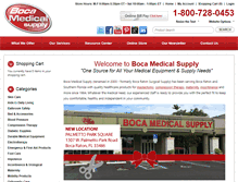 Tablet Screenshot of bocamedicalsupply.com